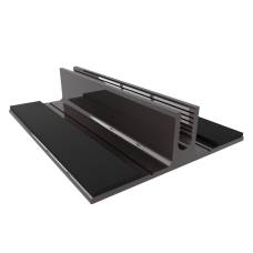 Алюмінієвий з“єднувальний профіль База АПБ-50, коричневий RAL-8017, (3м)