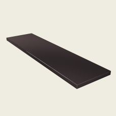 Алюмінієвий прижимний профіль АППП-20, коричневий RAL-8017, (6м)