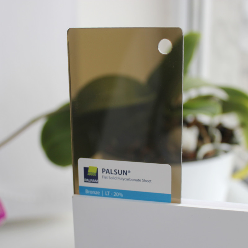 Монолітний полікарбонат PALSUN 10 мм Бронза 2050x1523 мм