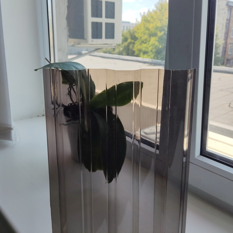 Профільований полікарбонат Toplight Greca76 1,4 мм Бронза 1265x3000 мм