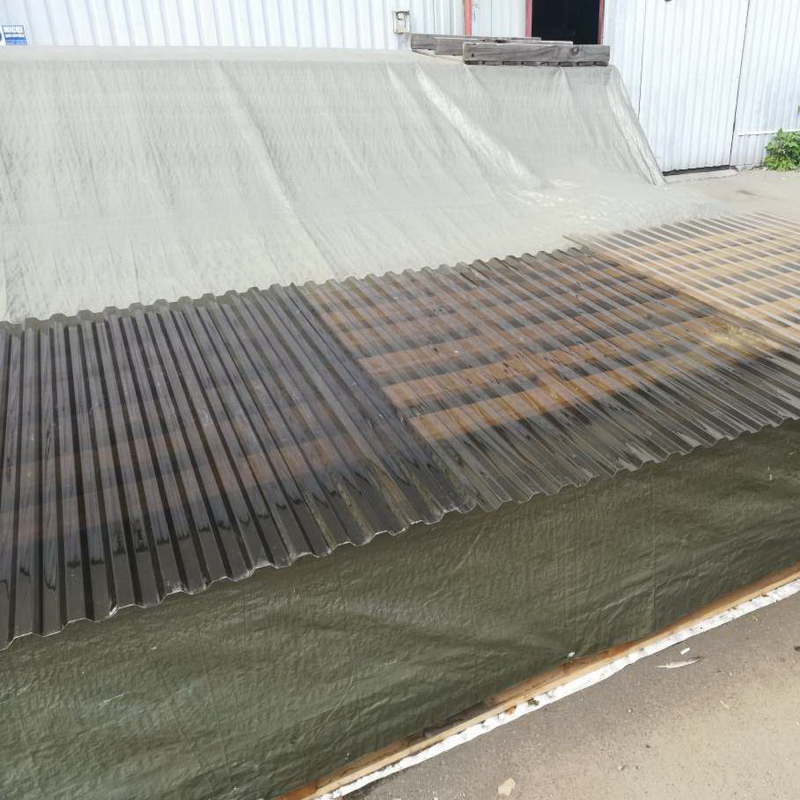 Полікарбонат профільований SUNTUF 0,8 мм Greca76 Бронза 25% 1260x3000 мм УЦІНКА