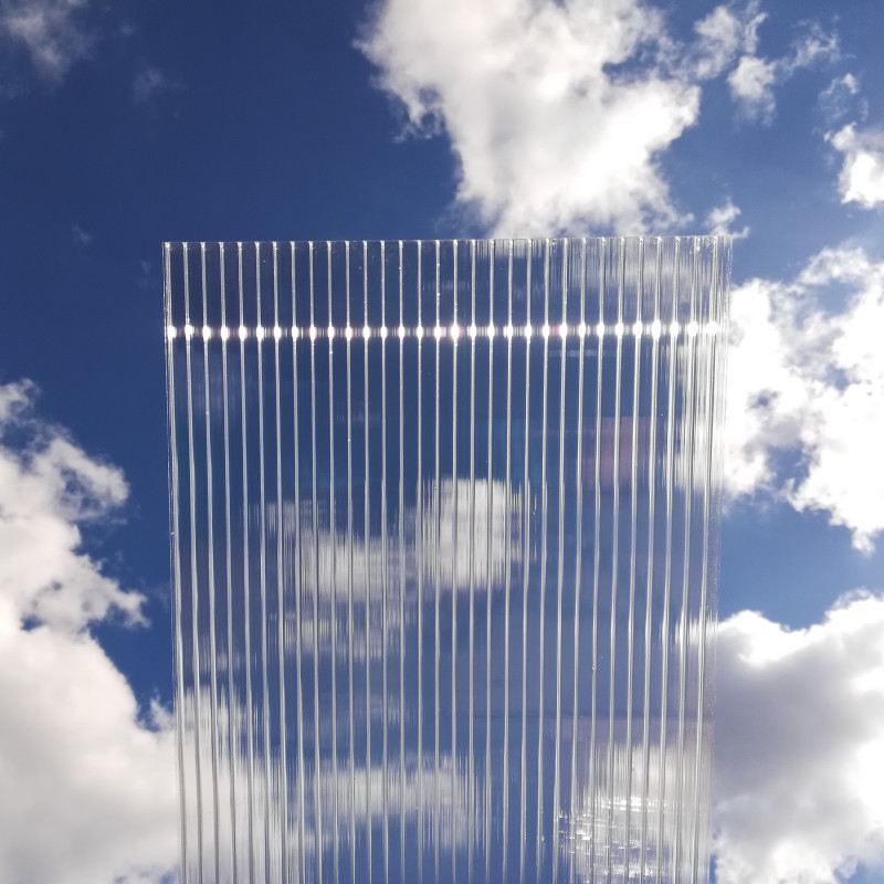 Сотовий полікарбонат MULTIWALL 8 мм 2100х6000 мм, прозорий