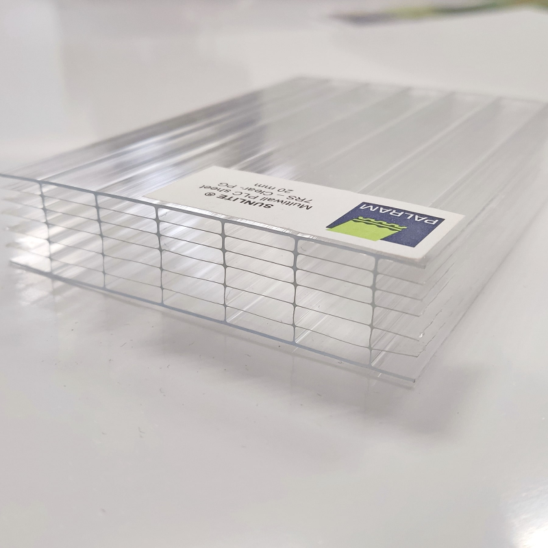 Полікарбонат сотовий SUNLITE 7RS 20 мм 7-стінний Прозорий 2100x12000 мм