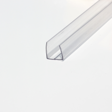 Профіль торцевий Polyworld 16 мм прозорий (2,1м)