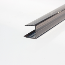 Профіль торцевий Polyworld 16 мм бронза (2,1м)