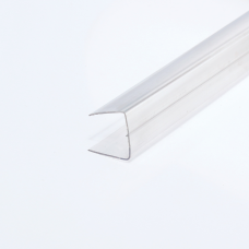 Профіль торцевий Polyworld 20 мм прозорий (2,1м)