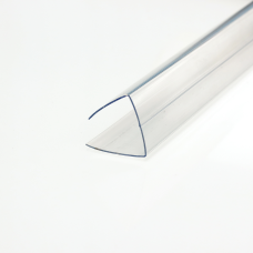 Профіль торцевий Polyworld 32 мм прозорий (2,1м)