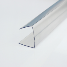 Профіль торцевий Polyworld 40 мм прозорий (2,1м)