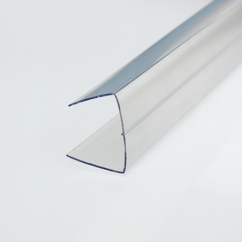 Профіль торцевий Polyworld 40 мм прозорий (2,1м)