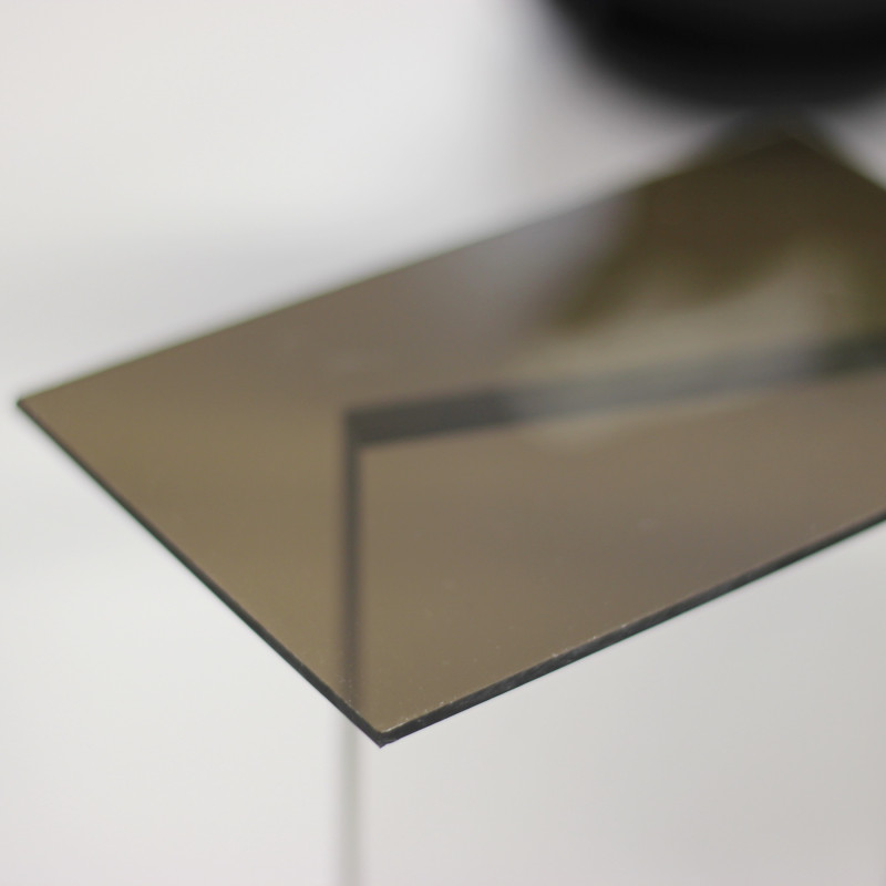 Суцільний монолітний полікарбонат Polyplast 6 мм Бронзовий 2050x4580 мм