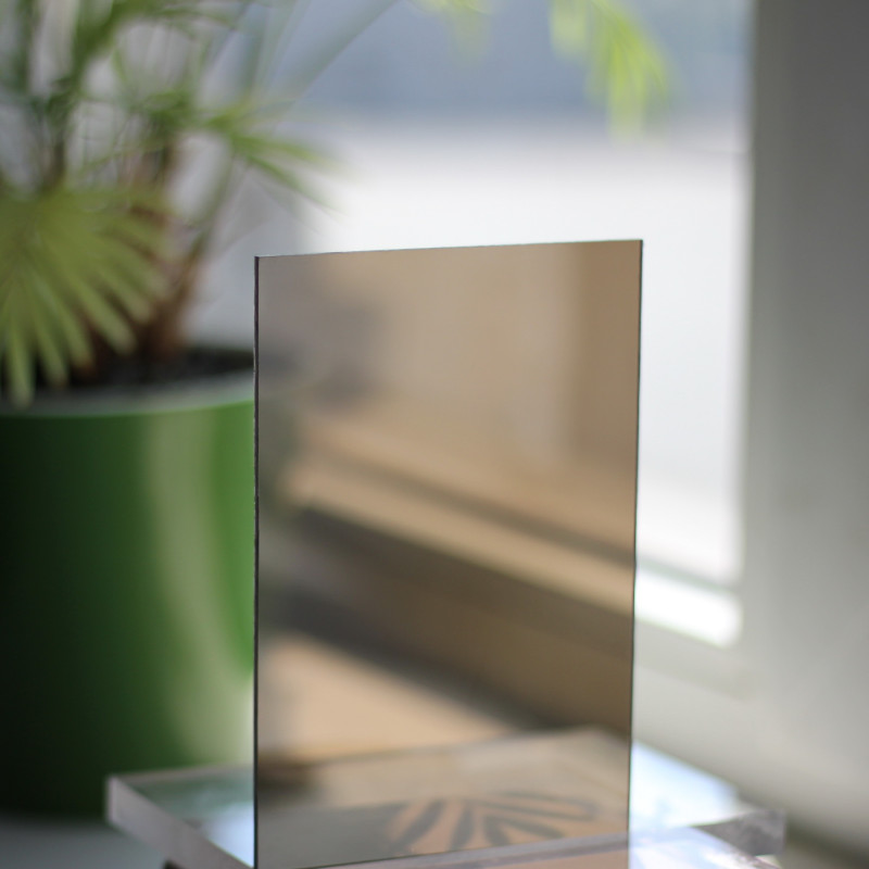 Монолітний полікарбонат Polyplast 8 мм Бронзовий 2050x1523 мм