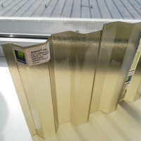 Полікарбонат SUNTUF Embossed 0,8 мм Greca76 Бронза колотий лід 1060x4000 мм