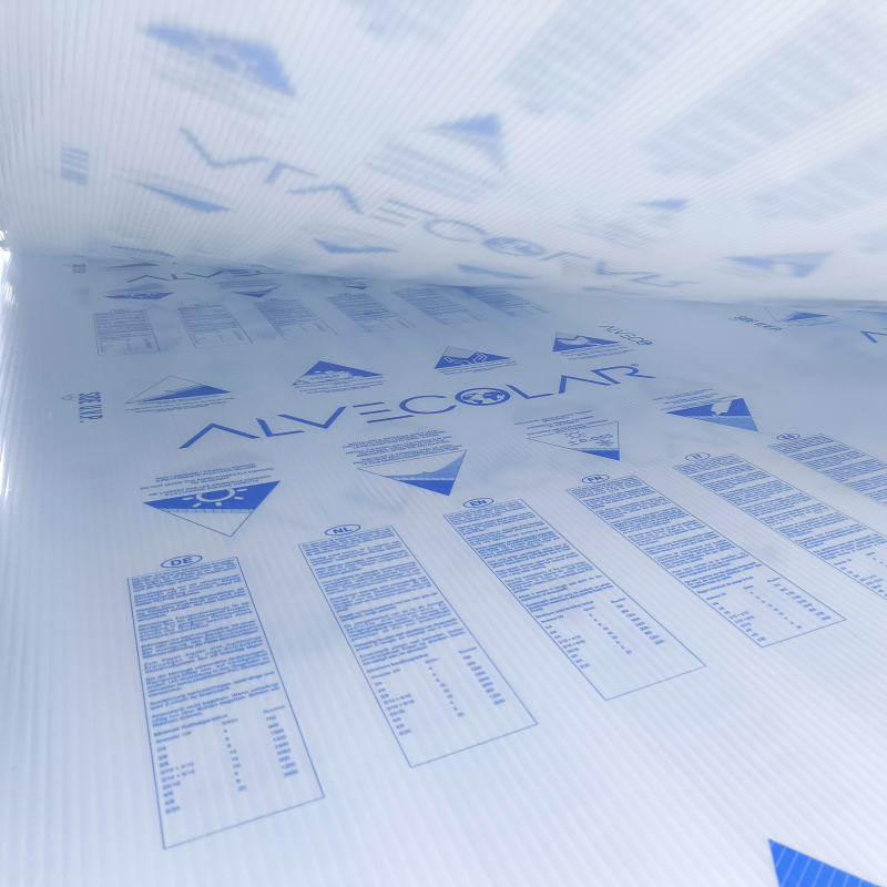 Сотовий полікарбонат 8 мм Alveco 2,1 x 12 м Опал, Білий