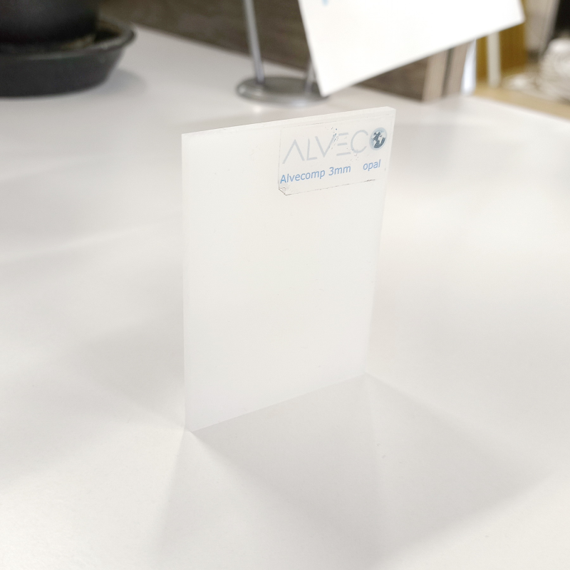 Монолітний полікарбонат Білий, Alvecomp 3 мм 2050х6100 мм