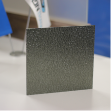 Монолітний полікарбонат PALSUN 3 мм Embossed Grey (колотий лід графіт) 2050x6100 мм