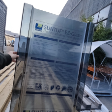 Монолітний модульний полікарбонат для тераси EZ Glaze 3 мм Графіт (сірий) 673x8000 мм