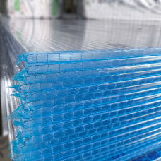 Сотовий полікарбонат Alveco 10 мм 6P (шестистінний) Прозорий 2100x12000 мм