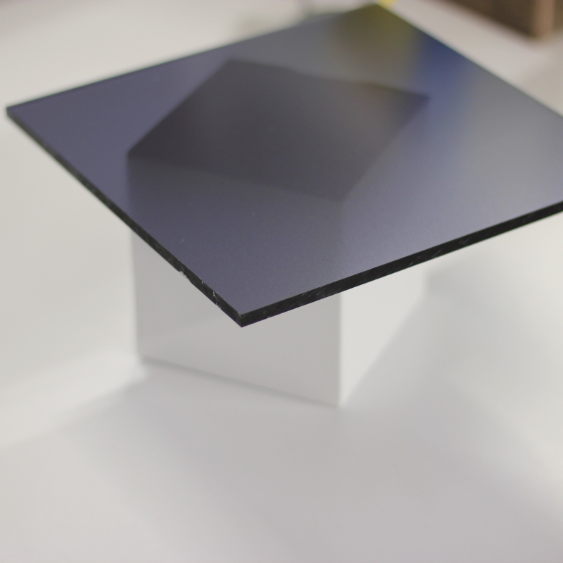 Монолітний матовий полікарбонат Gi Plast 6 мм Space Grey 2050x3050 мм