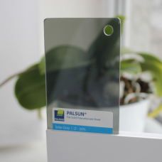 Монолітний полікарбонат Антрацит PALSUN 3 мм Solar Grey 2050x1523 мм