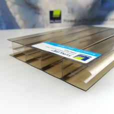 Полікарбонат сотовий 2-камерний SUNLITE 16 мм 3-стінний Бронза 2100x12000 мм