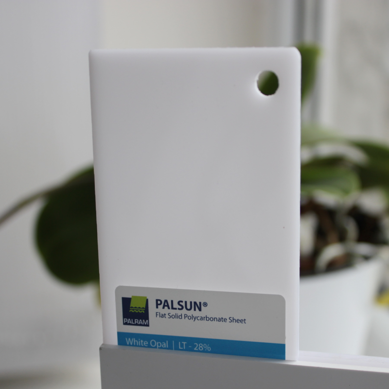 Монолітний полікарбонат Опал PALSUN 4 мм Молочний 2050x3050 мм