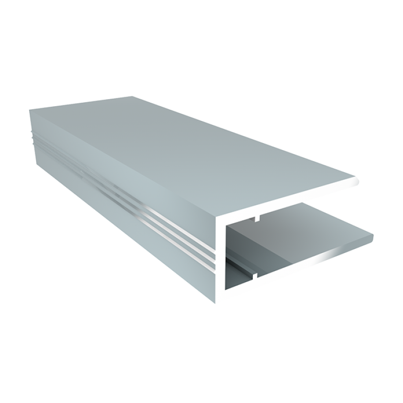 Профіль алюмінієвий торцевий АПТ-6 мм, нефарбований (4,2м)