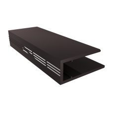 Профіль алюмінієвий торцевий АПТ-6 мм, RAL-8017 (2,1м)