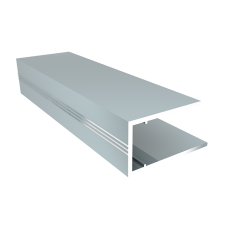 Профіль алюмінієвий торцевий АПТ-10 мм, нефарбований (2,1м)