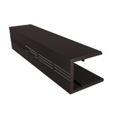 Профіль алюмінієвий торцевий АПТ-16 мм, RAL-8017 (2,1м)